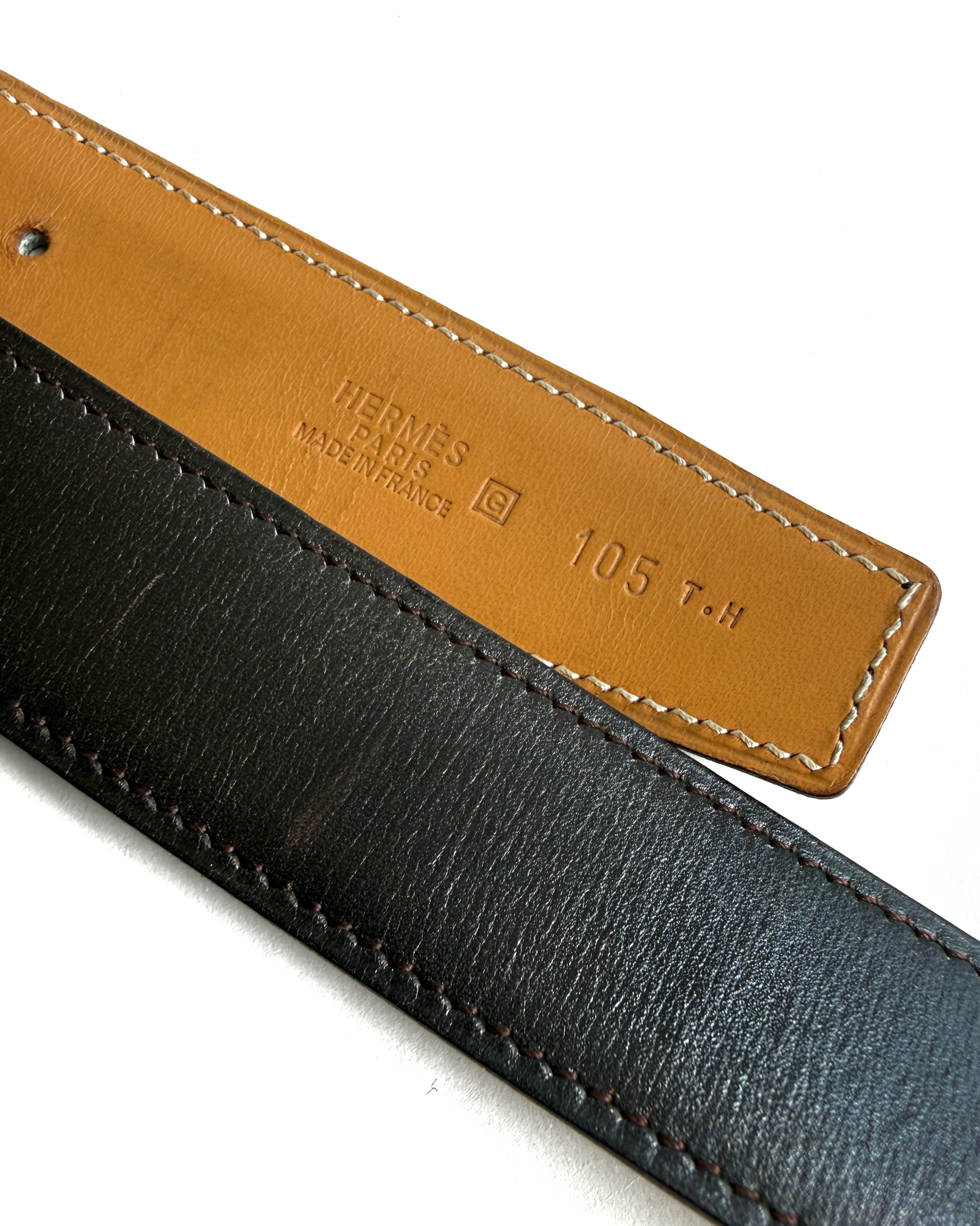 Cinturón reversible HERMÈS