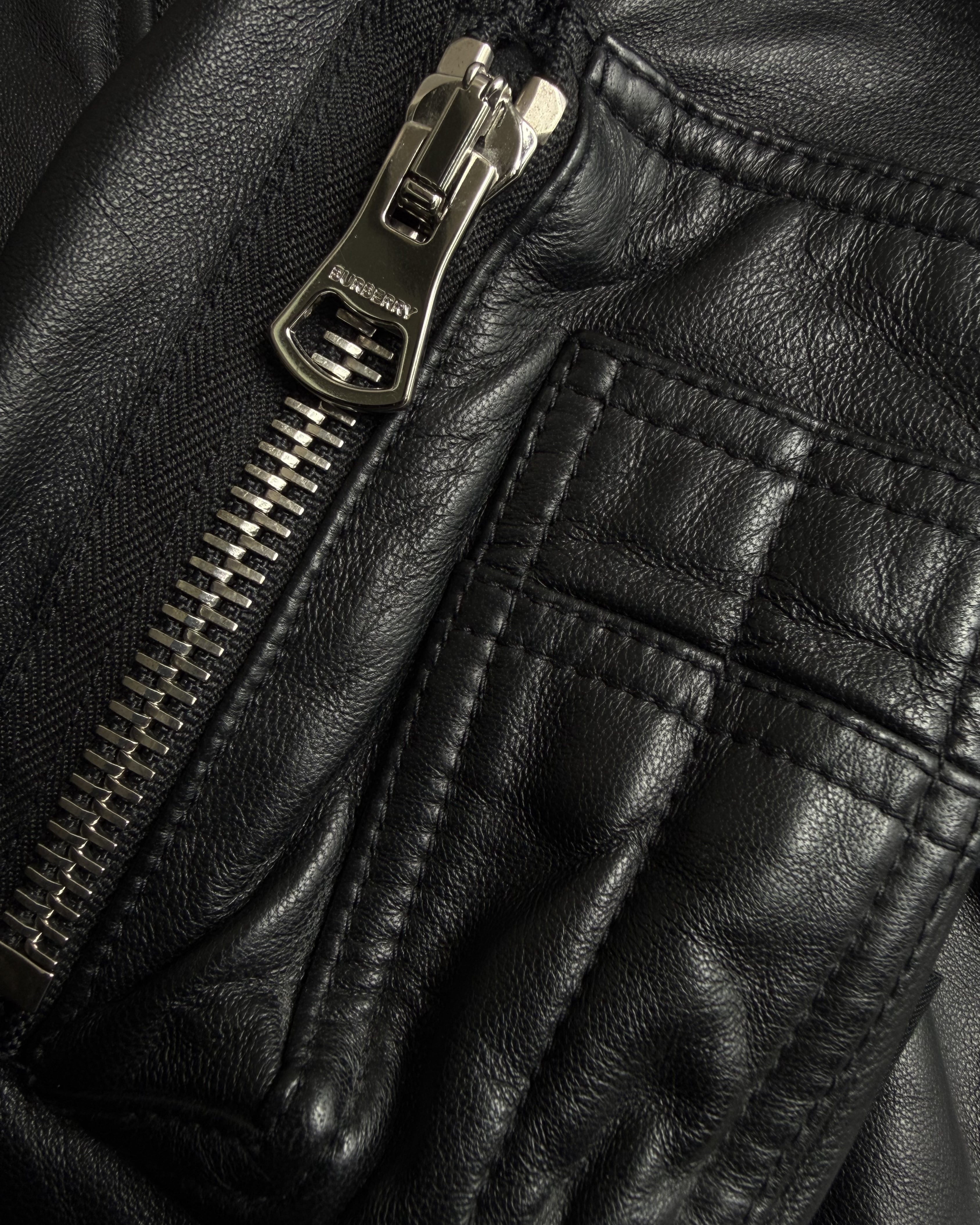 Leather Jacket BURBERRY