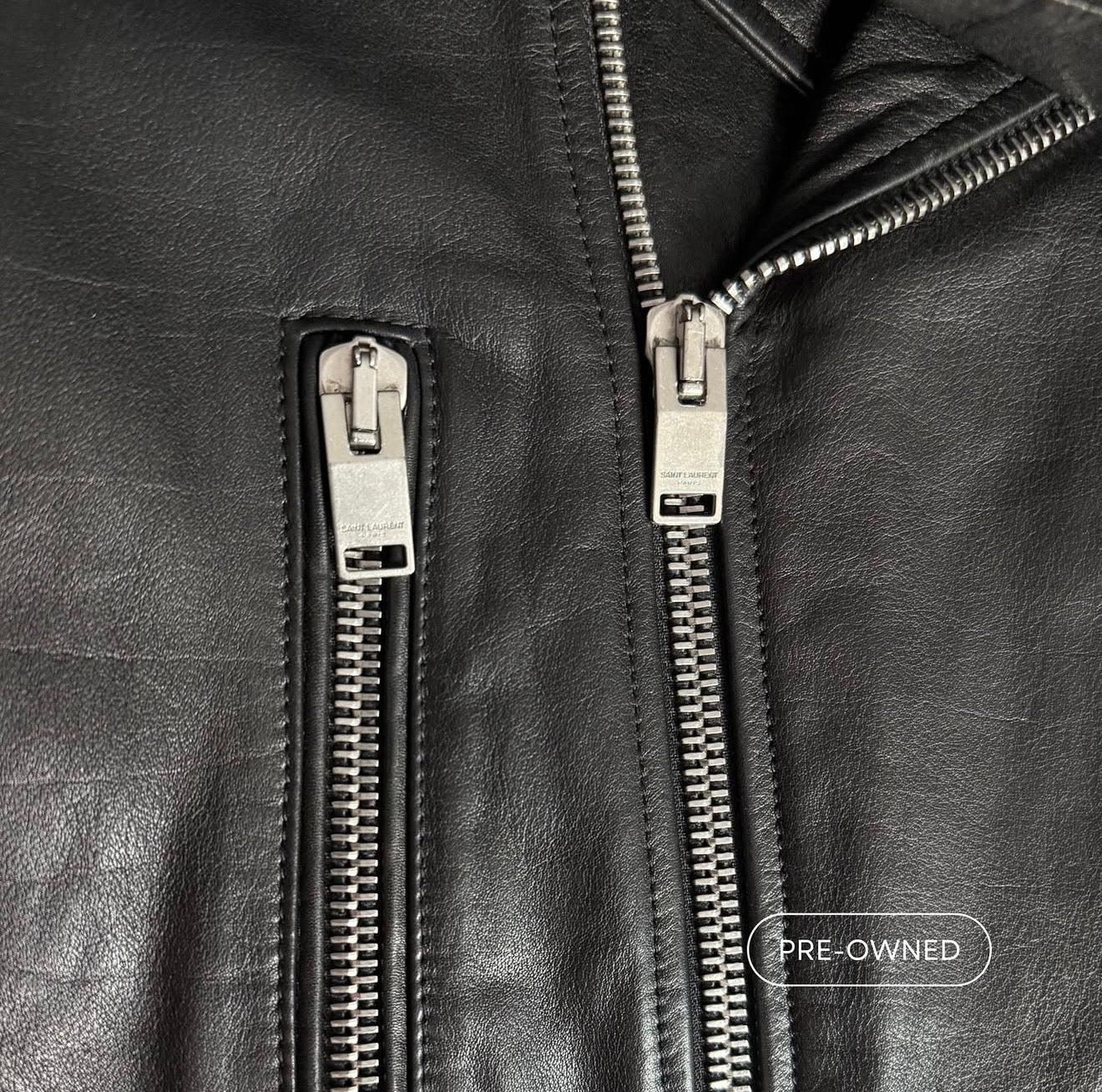 Leather jacket SAINT LAURENT