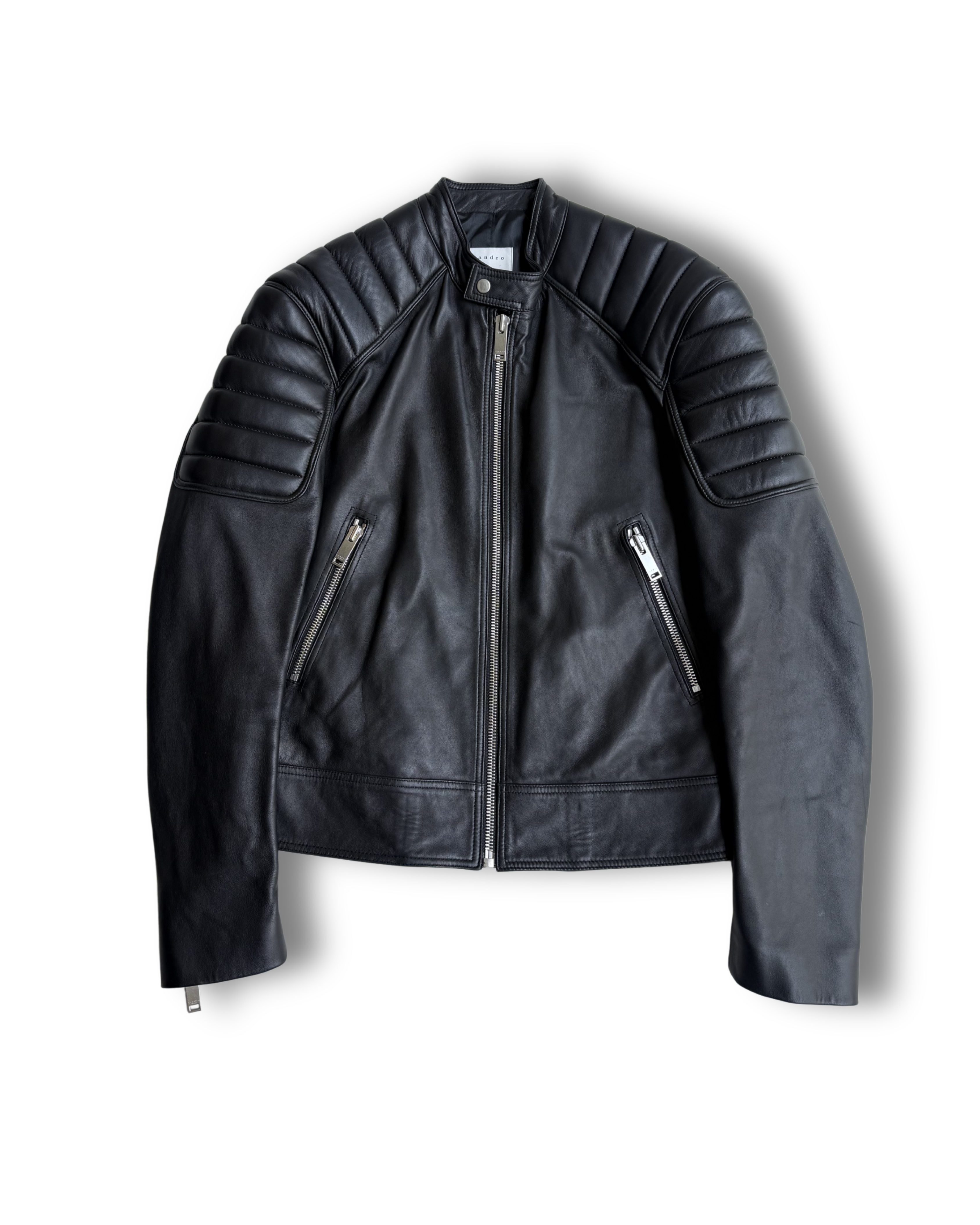 Leather jacket SANDRO