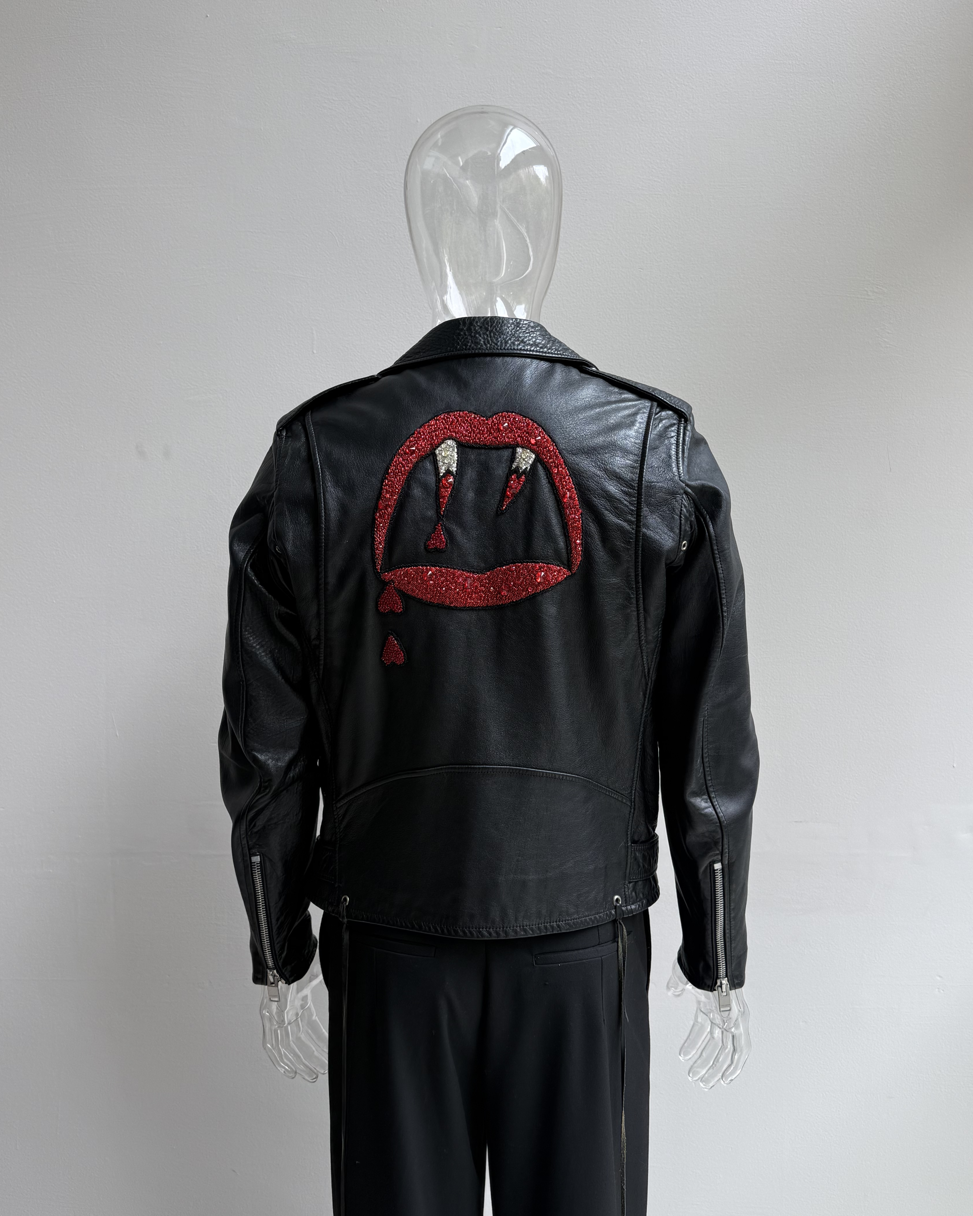 Leather jacket SAINT LAURENT