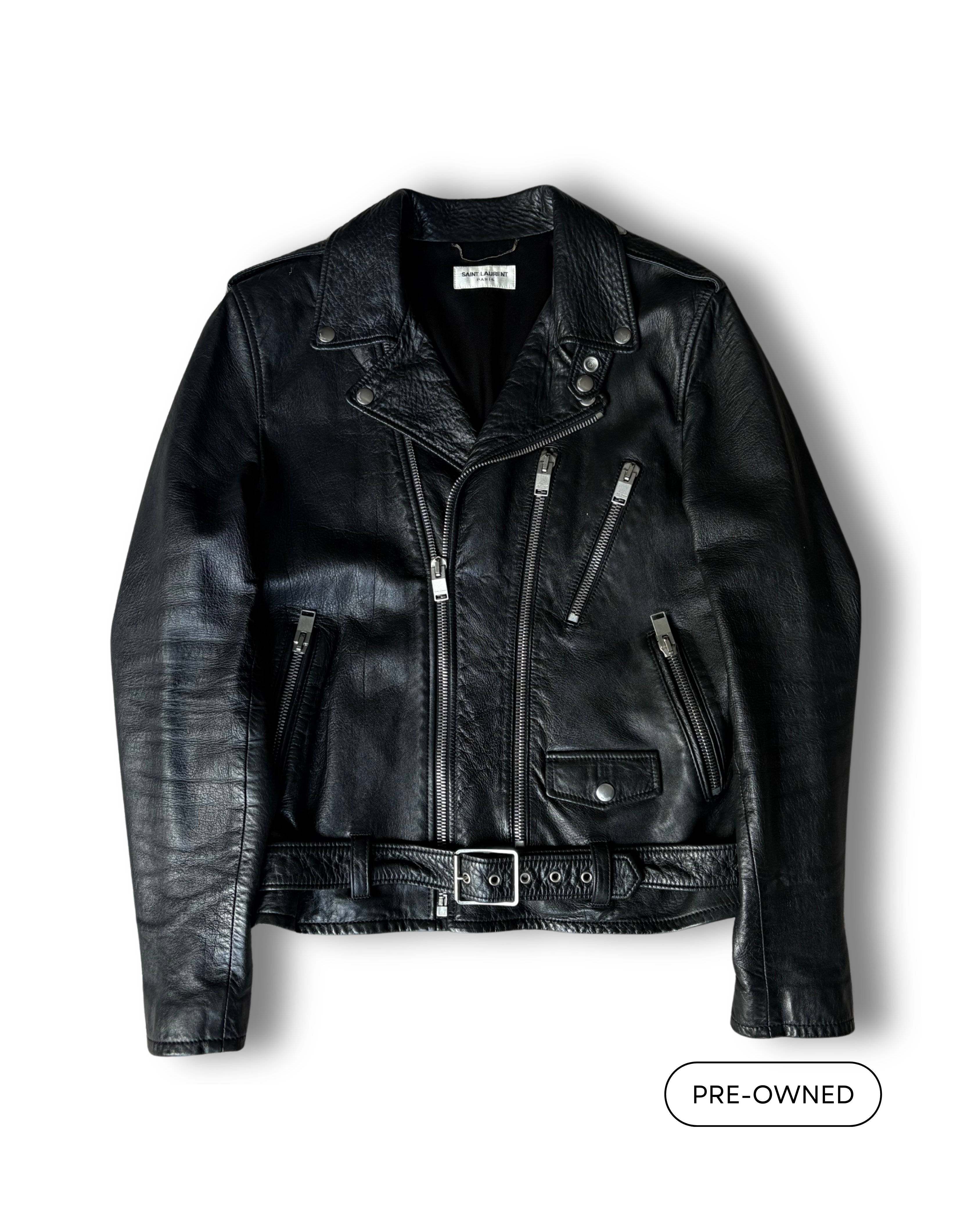 Leather jacket SAINT LAURENT