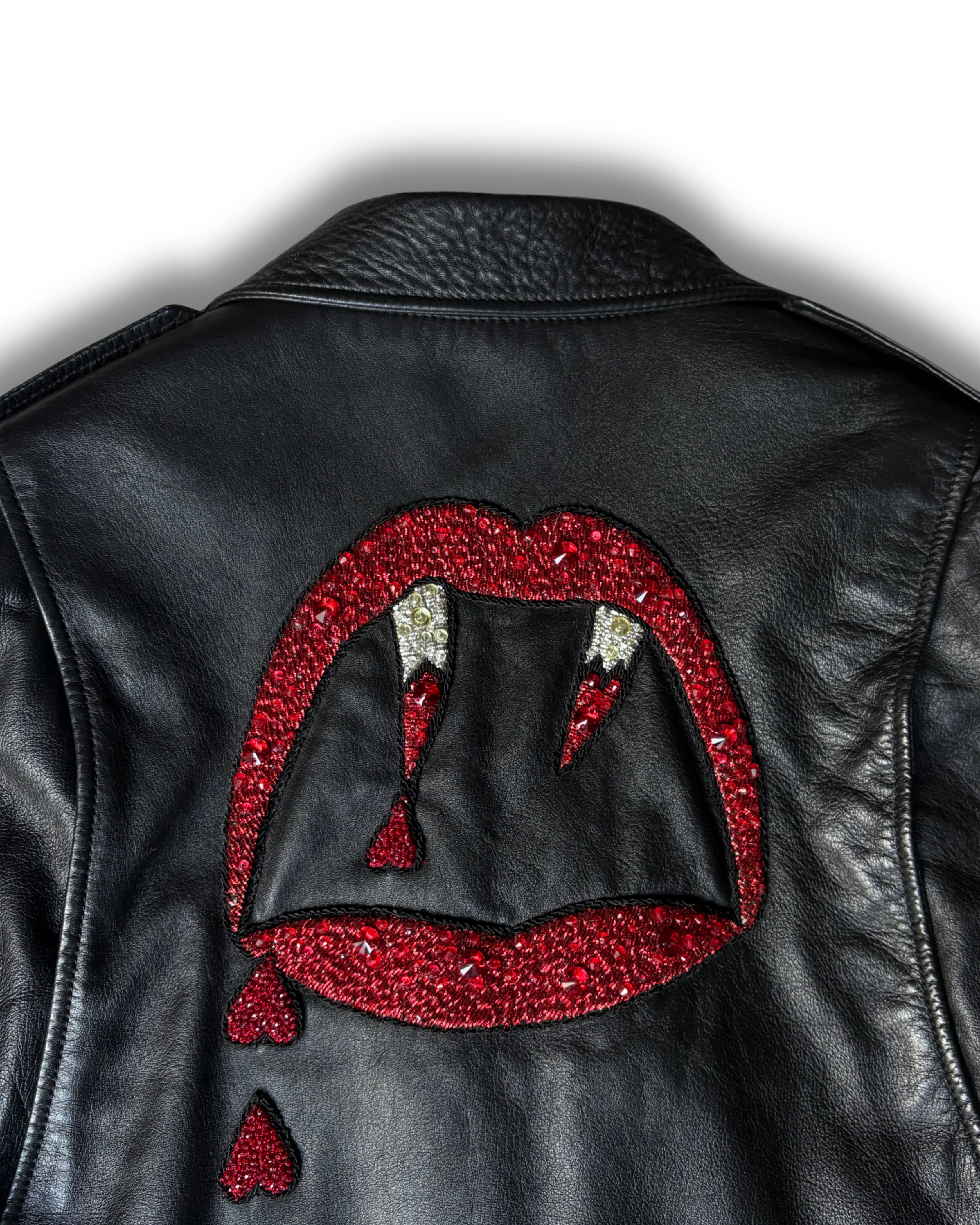 Leather jacket SAINT LAURENT