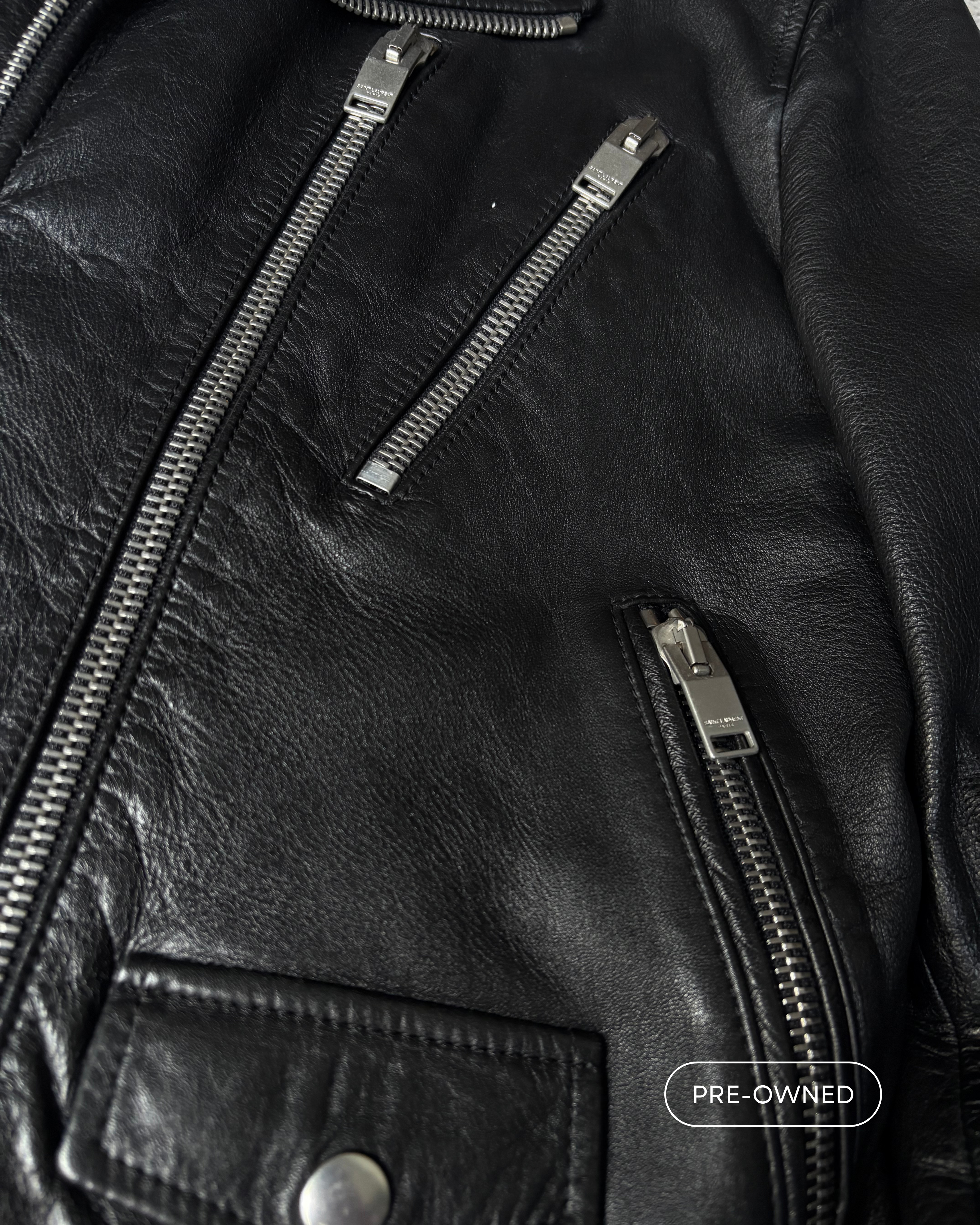 Leather jacket SAINT LAURENT
