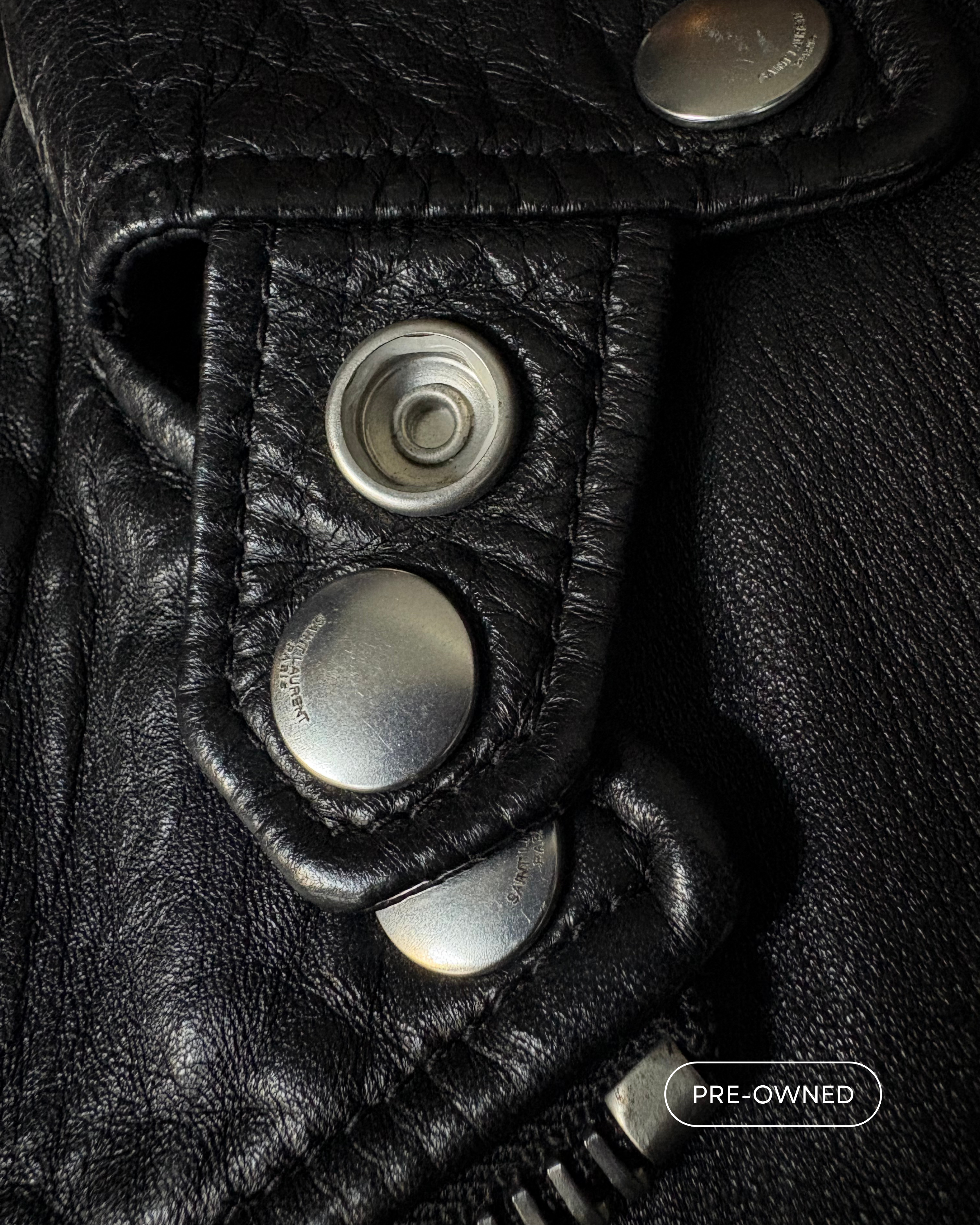 Leather jacket SAINT LAURENT
