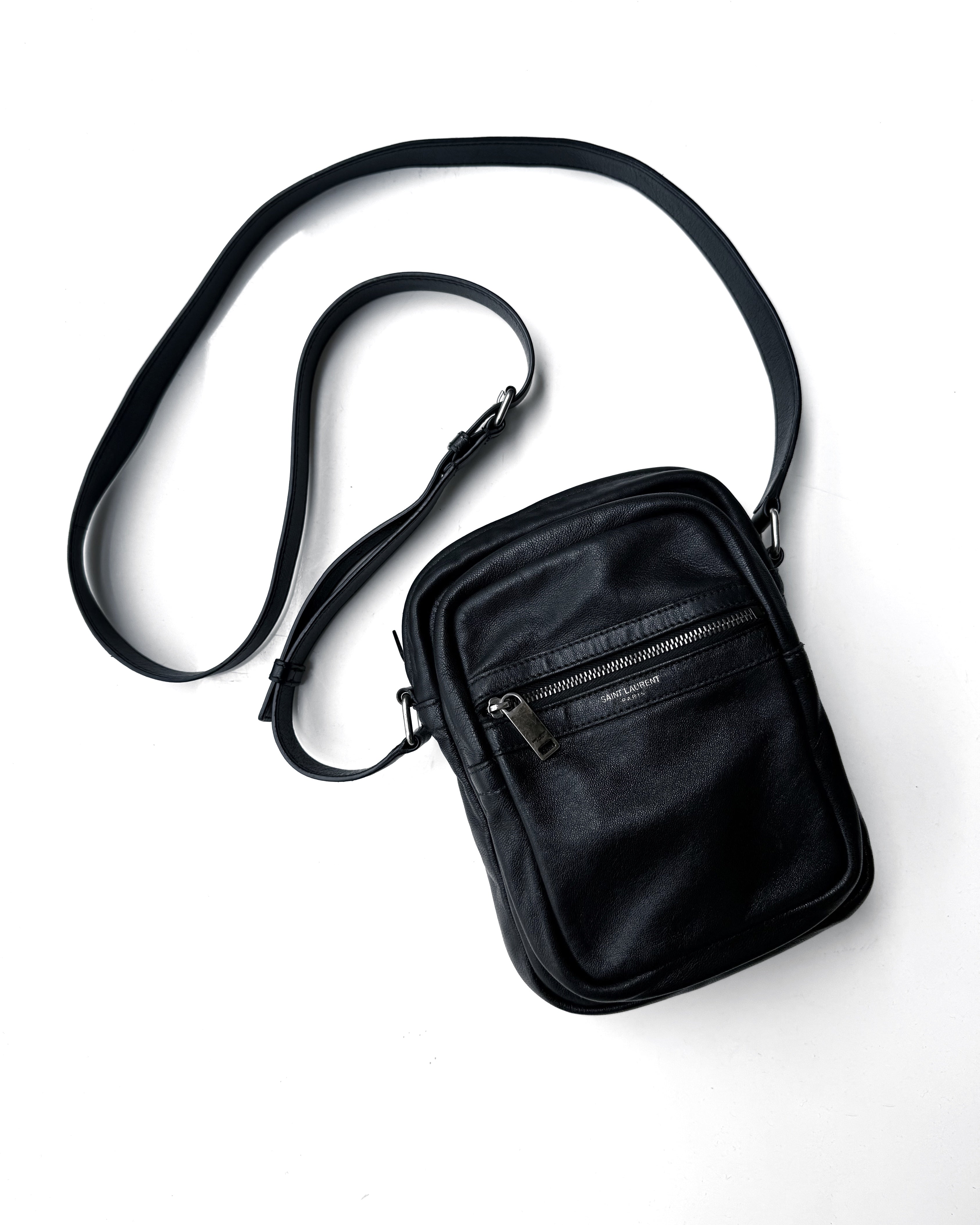 Leather crossbody SAINT LAURENT