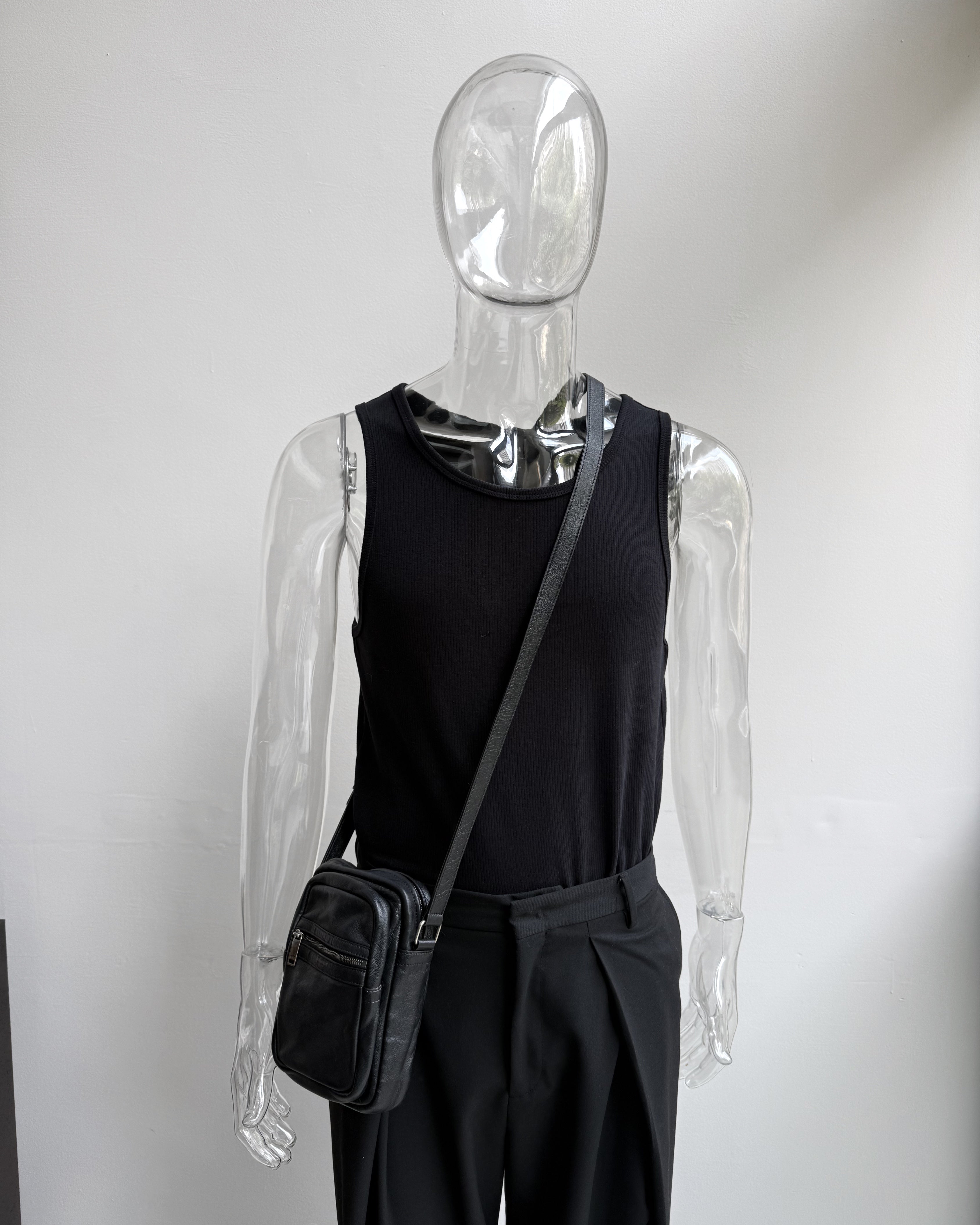 Leather crossbody SAINT LAURENT