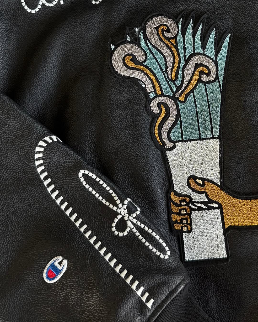 Leather jacket CHAMPION
