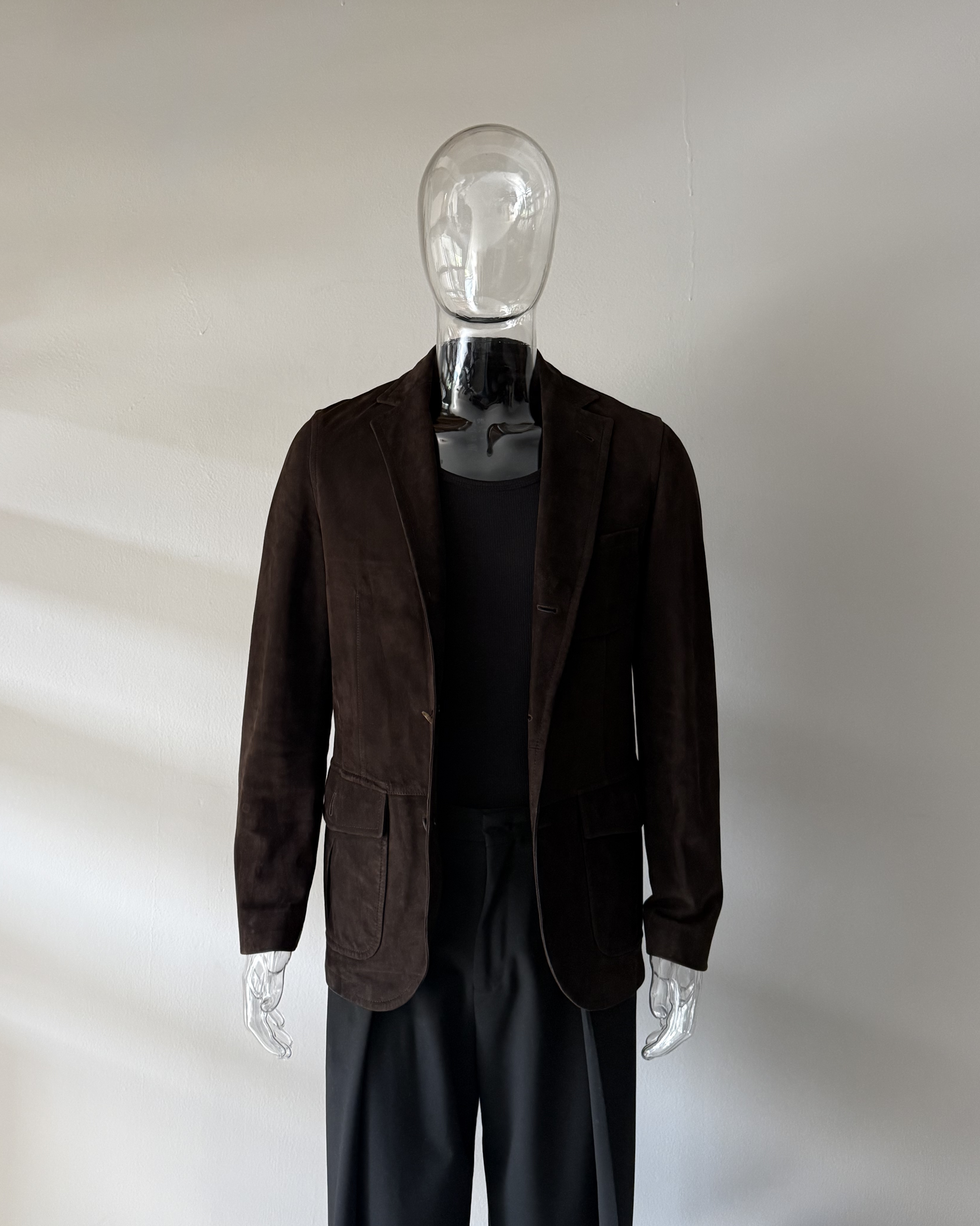 Blazer de gamuza ERMENEGILDO ZEGNA