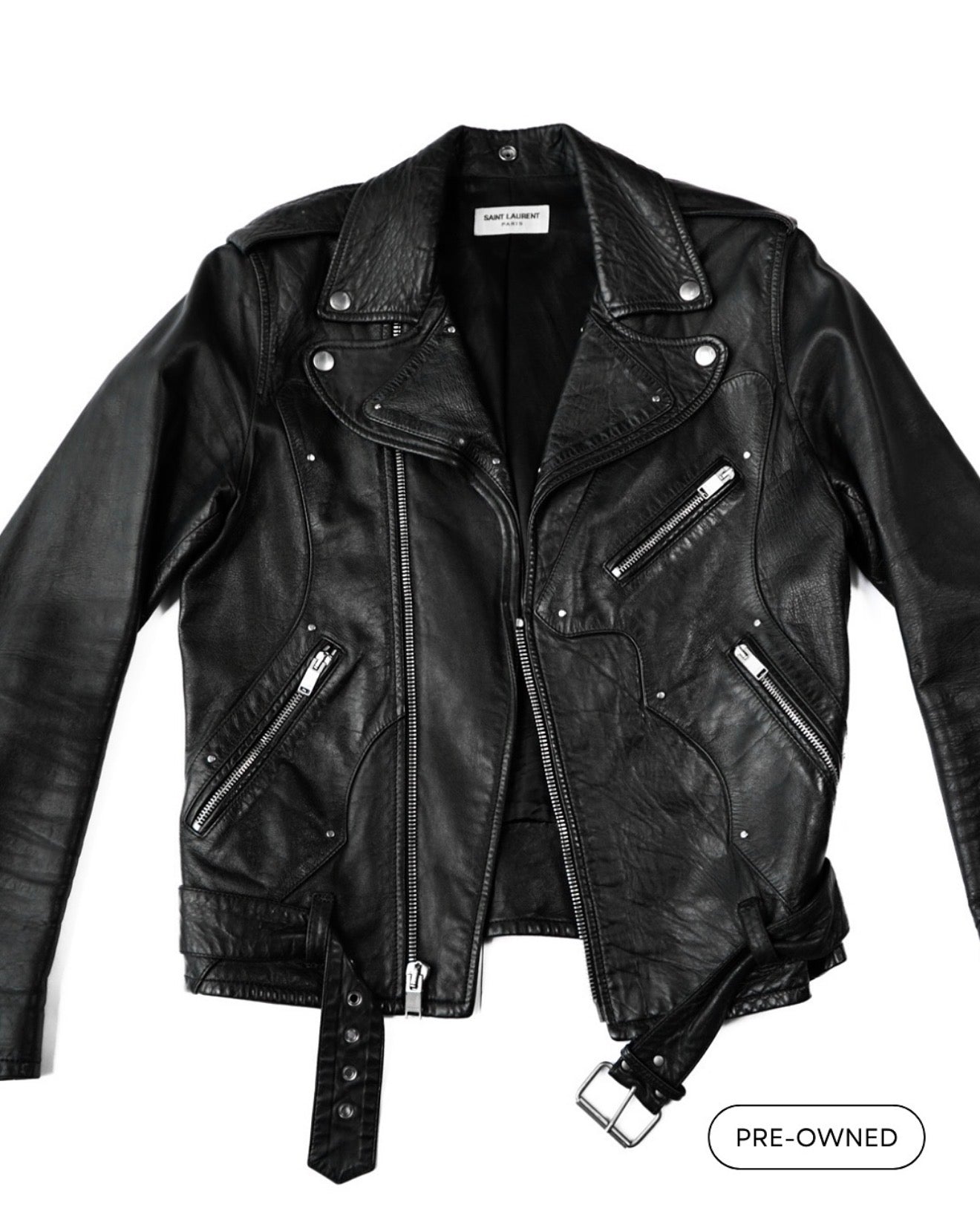 Leather jacket SAINT LAURENT