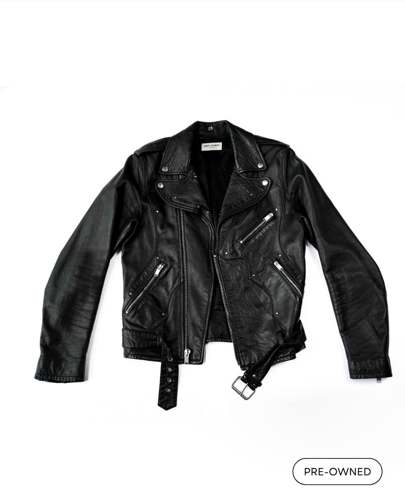 Leather jacket SAINT LAURENT