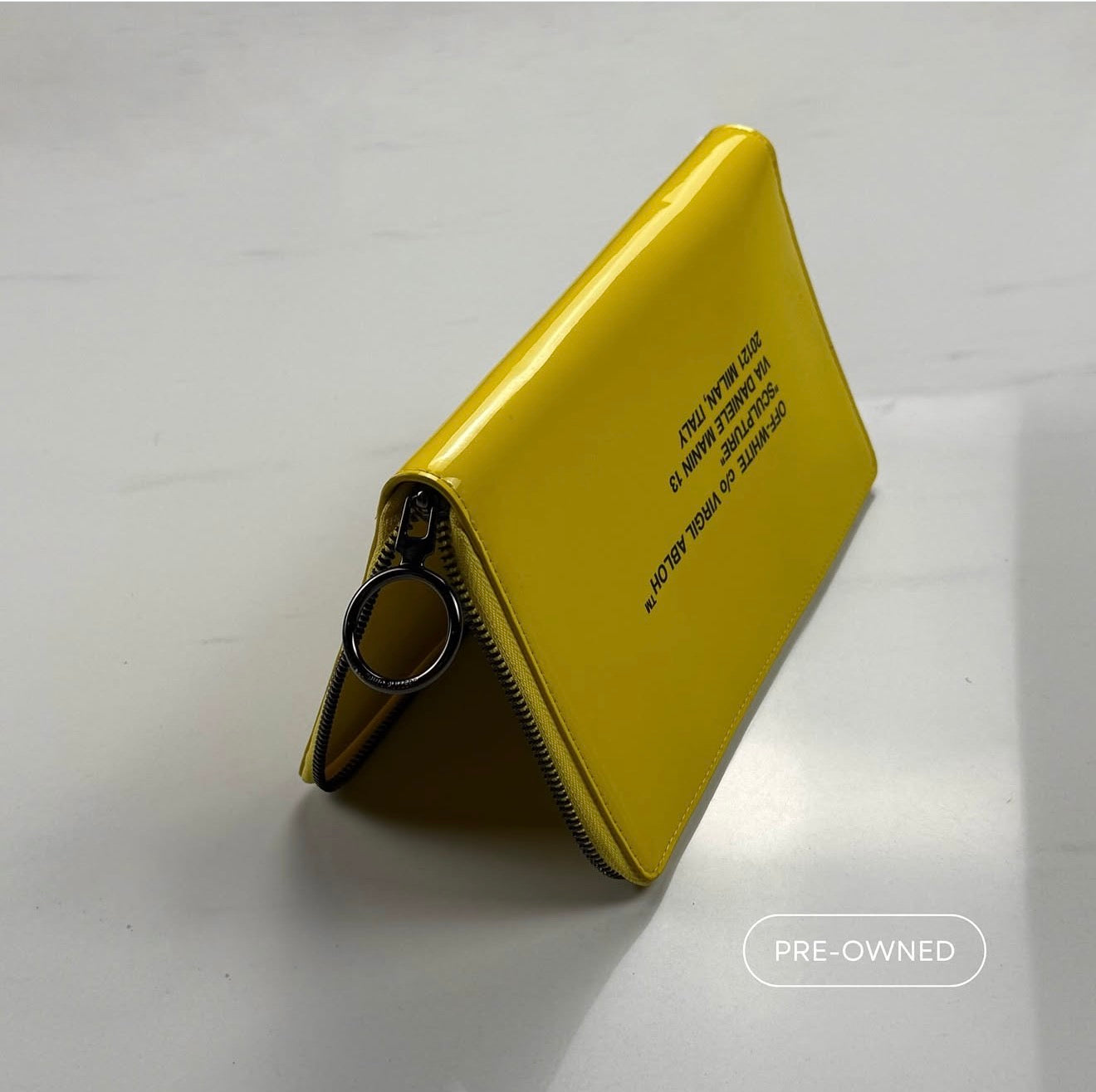 Cartera larga con cierre OFF-WHITE