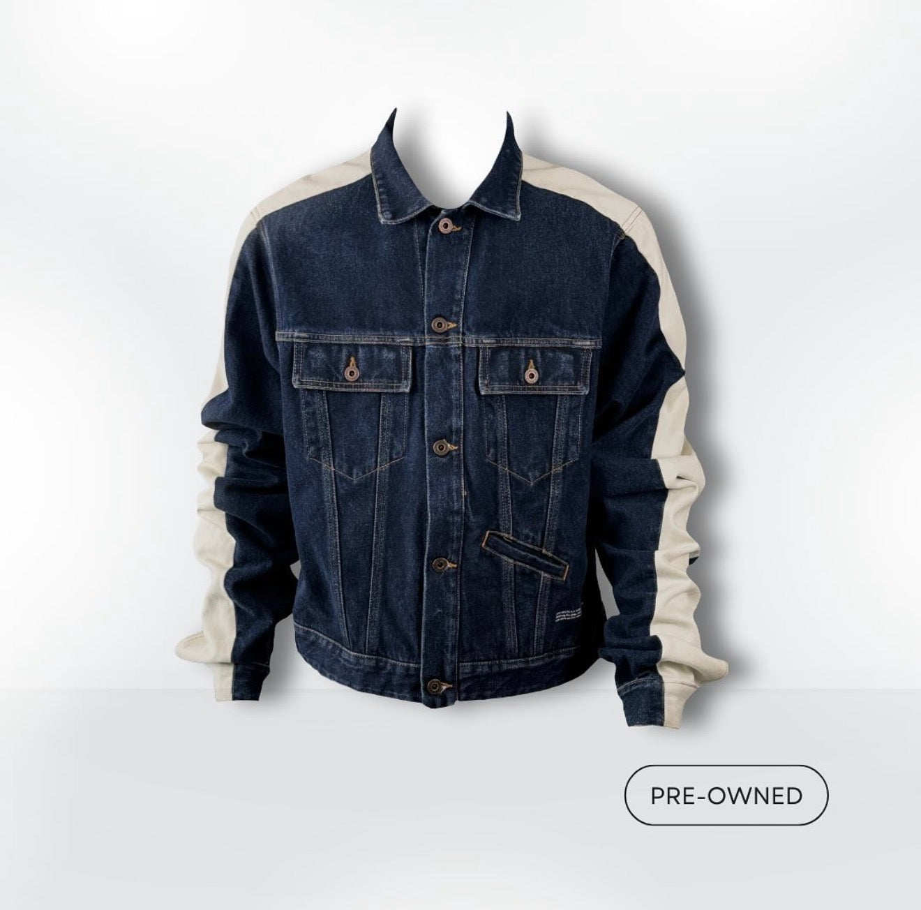Denim jacket runway 2019 OFF-WHITE