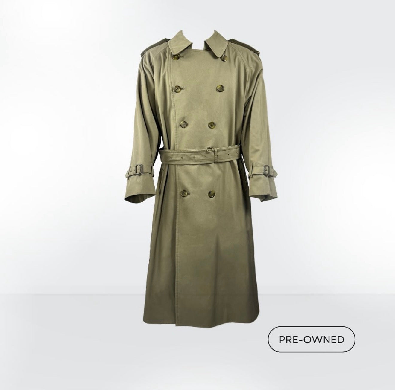 Gabardina doble botonadura BURBERRY