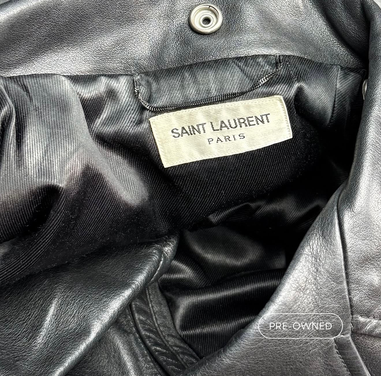 Leather jacket SAINT LAURENT
