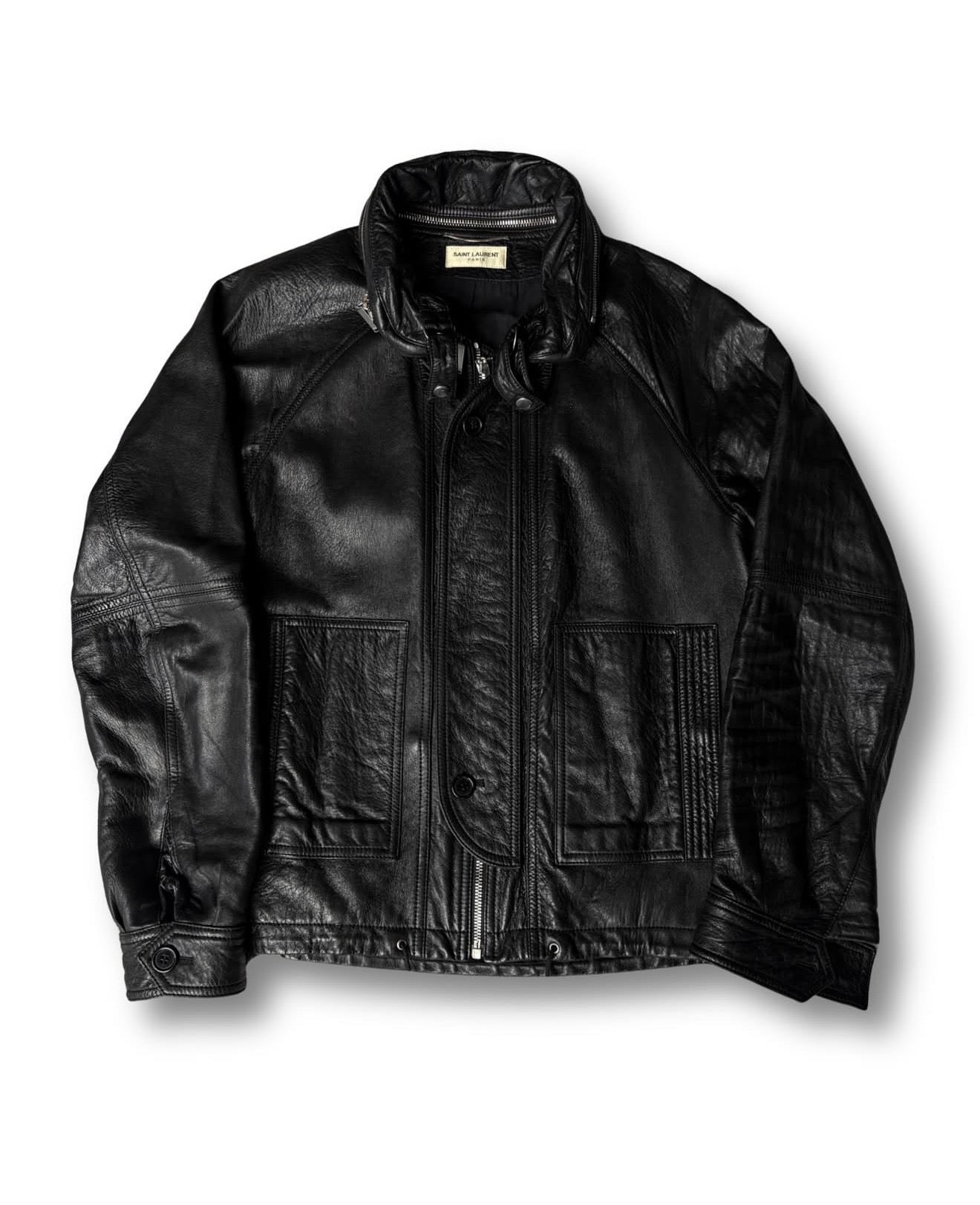 Leather jacket SAINT LAURENT