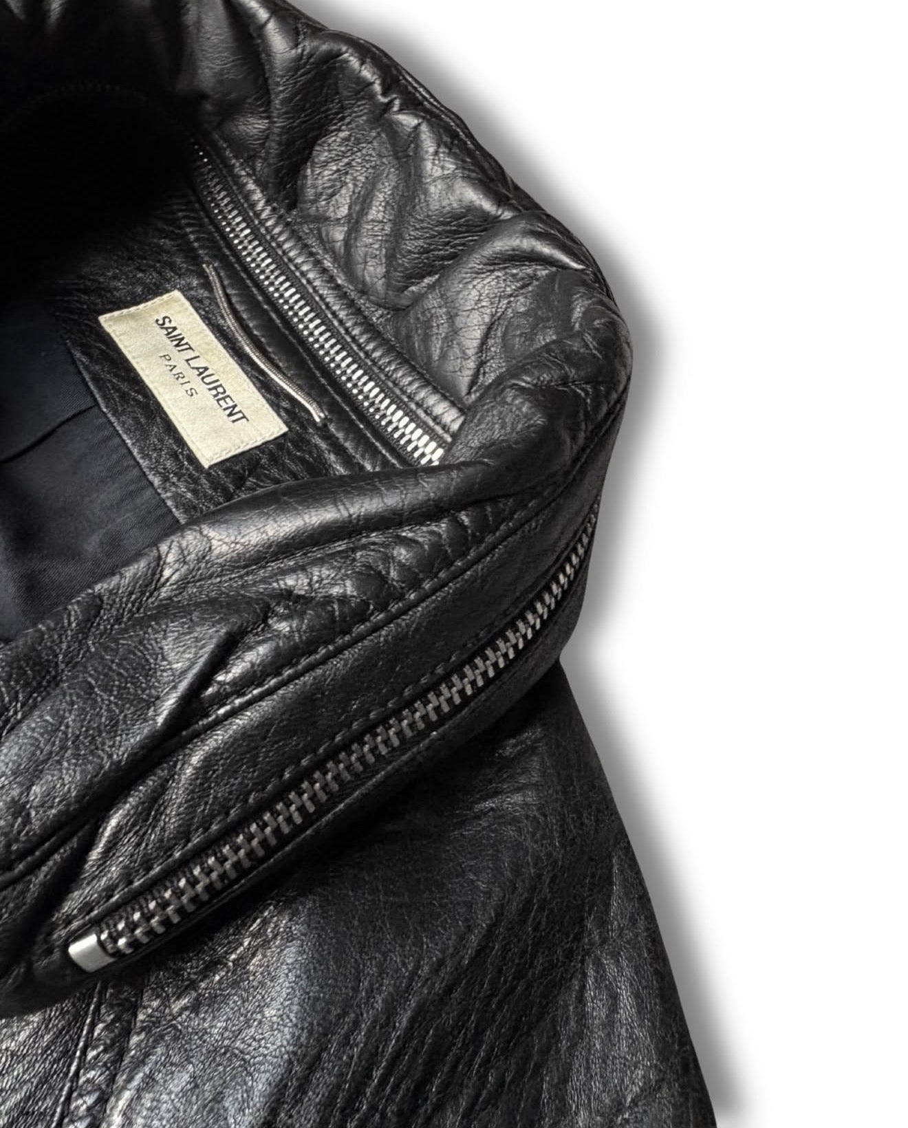 Leather jacket SAINT LAURENT