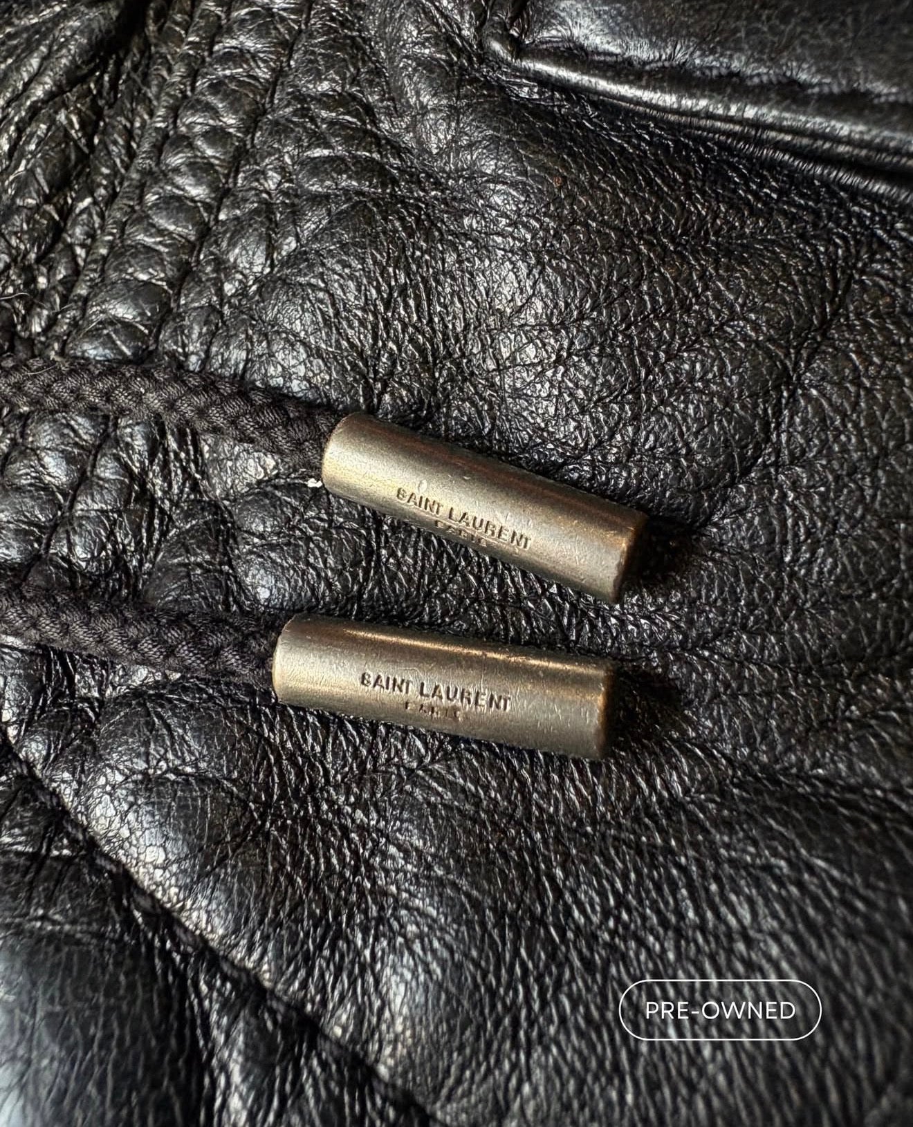 Leather jacket SAINT LAURENT