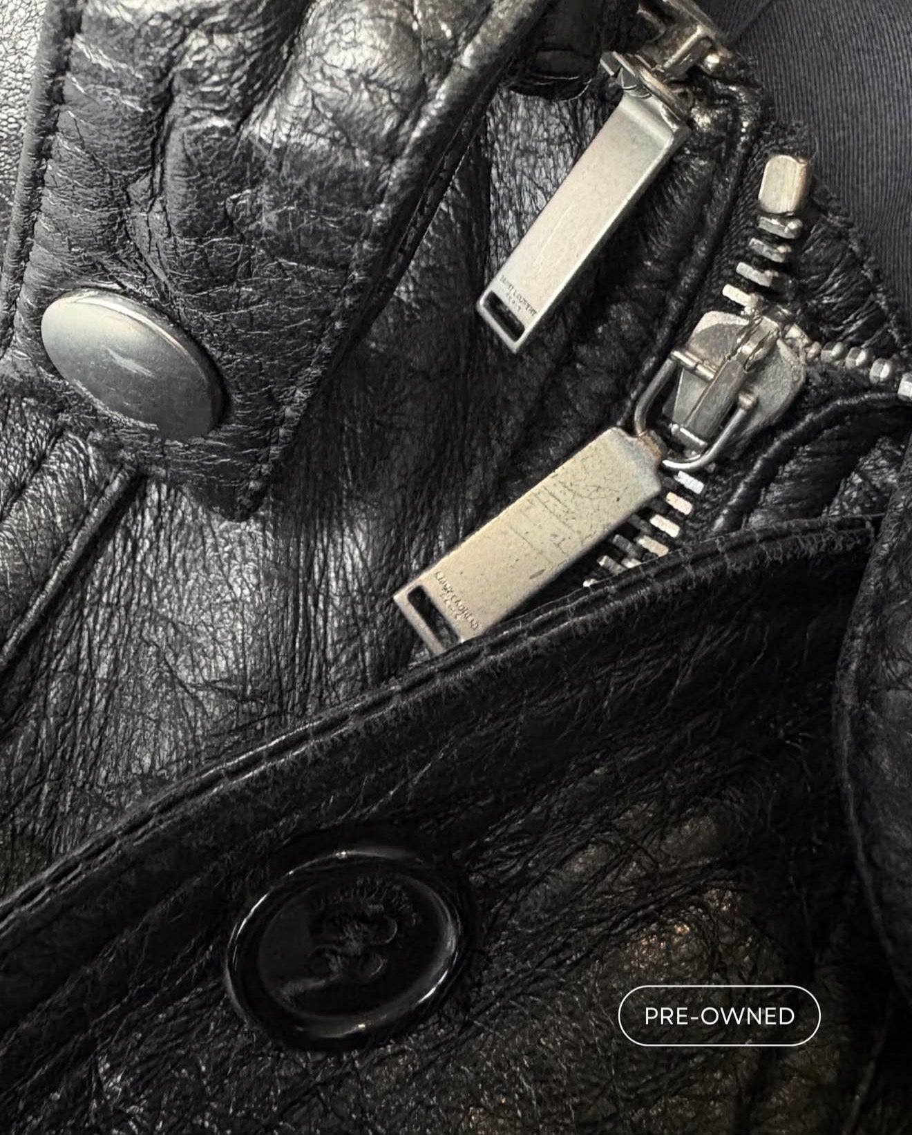 Leather jacket SAINT LAURENT