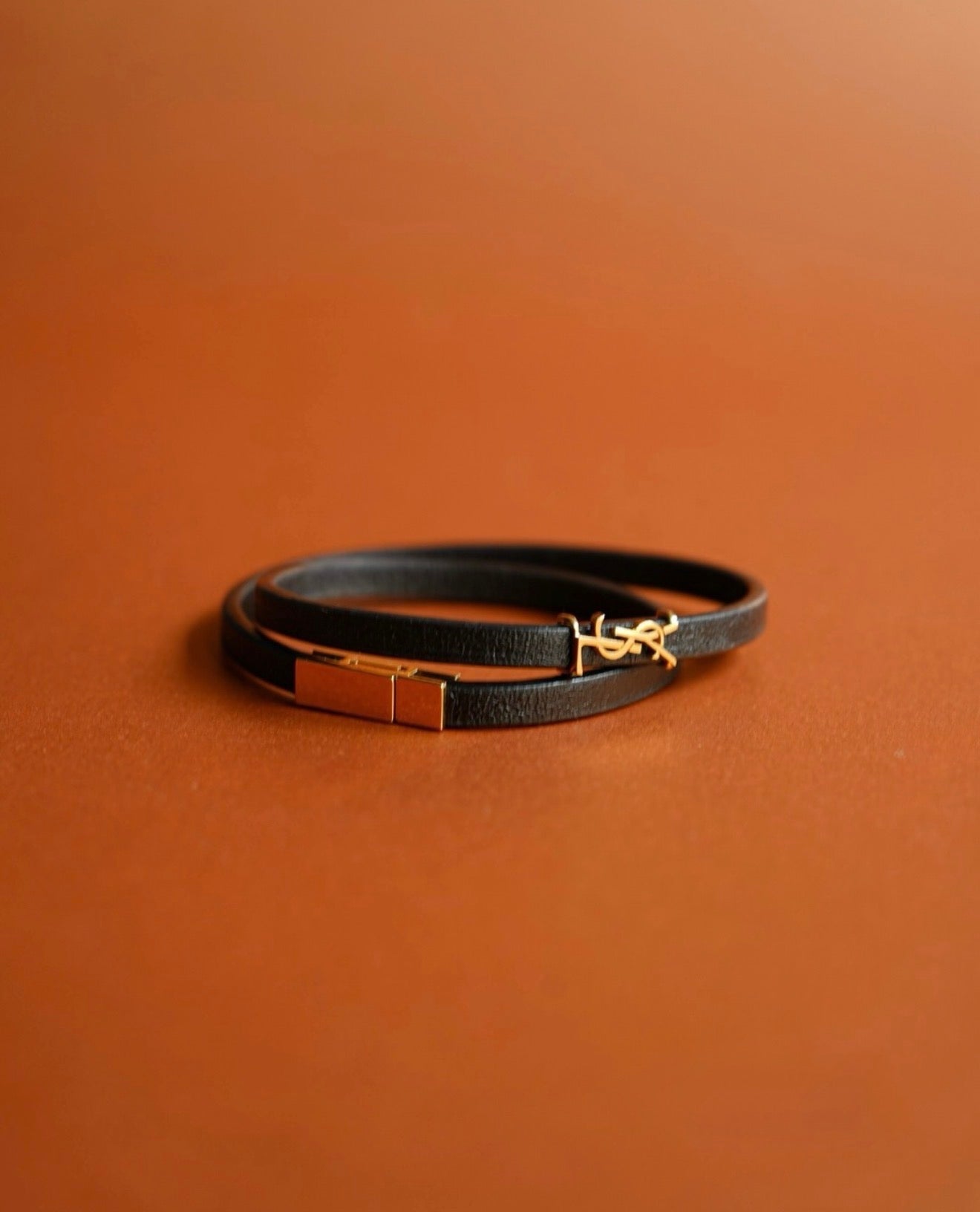 Pulsera doble correa SAINT LAURENT